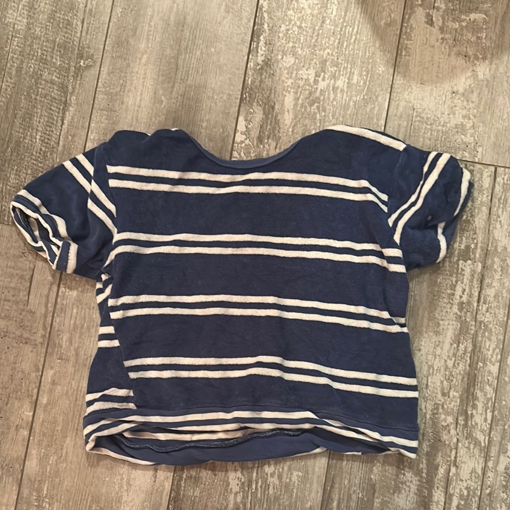 Kids Navy Striped Matching Set - Picture 2 of 6
